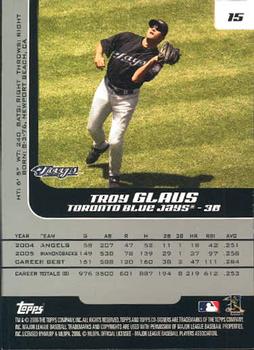 2006 Topps Co-Signers #15 Troy Glaus Back