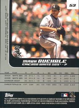 2006 Topps Co-Signers #53 Mark Buehrle Back
