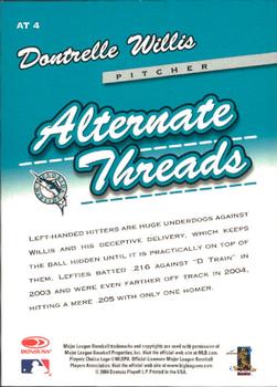 2005 Leaf - Alternate Threads #AT4 Dontrelle Willis Back