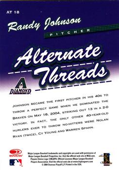 2005 Leaf - Alternate Threads #AT18 Randy Johnson Back