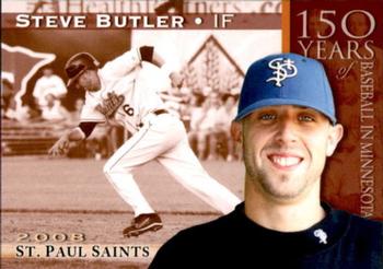 2008 St. Paul Saints #NNO Steve Butler Front