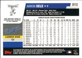 2006 Topps Updates & Highlights #UH103 Aaron Sele Back