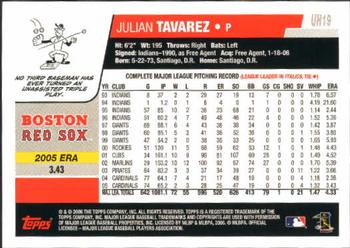 2006 Topps Updates & Highlights #UH19 Julian Tavarez Back