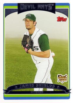 2006 Topps Updates & Highlights #UH147 James Shields Front