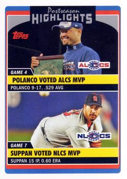 2006 Topps Updates & Highlights #UH191 Placido Polanco / Jeff Suppan Front
