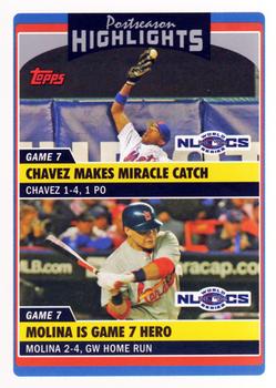 2006 Topps Updates & Highlights #UH193 Endy Chavez / Yadier Molina Front