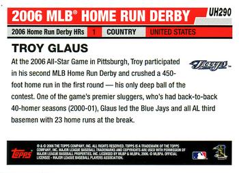 2006 Topps Updates & Highlights #UH290 Troy Glaus Back
