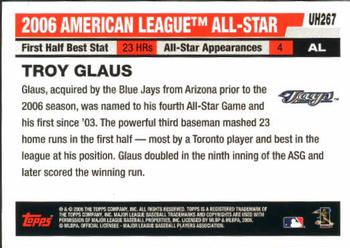 2006 Topps Updates & Highlights #UH267 Troy Glaus Back
