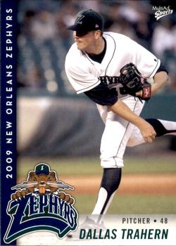 2009 MultiAd New Orleans Zephyrs #29 Dallas Trahern Front