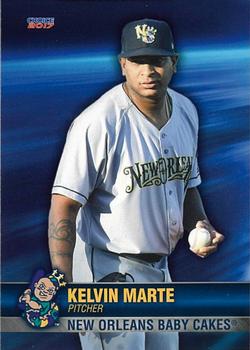 2017 Choice New Orleans Baby Cakes #17 Kelvin Marte Front