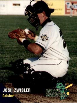 1995 Beloit Snappers #6 Josh Zwisler Front