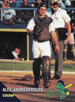 1995 Beloit Snappers #24 Alex Andreopoulos Front