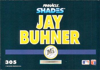 1992 Pinnacle #305 Jay Buhner Back