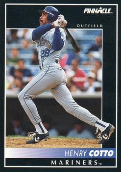 1992 Pinnacle #342 Henry Cotto Front
