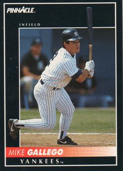 1992 Pinnacle #387 Mike Gallego Front
