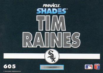 1992 Pinnacle #605 Tim Raines Back