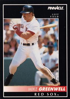 1992 Pinnacle #131 Mike Greenwell Front