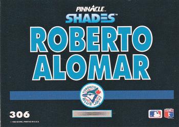 1992 Pinnacle #306 Roberto Alomar Back