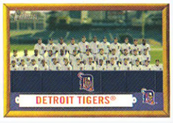 2006 Topps Heritage #198 Detroit Tigers Front
