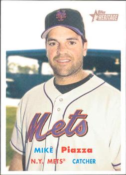 2006 Topps Heritage #2 Mike Piazza Front