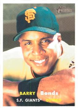 2006 Topps Heritage #10 Barry Bonds Front