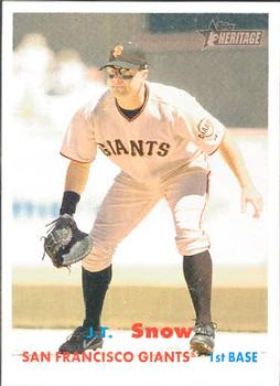 2006 Topps Heritage #33 J.T. Snow Front