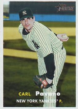 2006 Topps Heritage #45 Carl Pavano Front