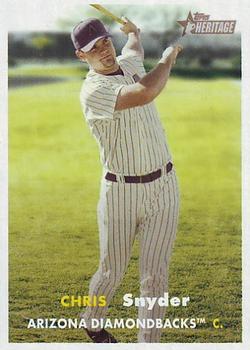 2006 Topps Heritage #121 Chris Snyder Front