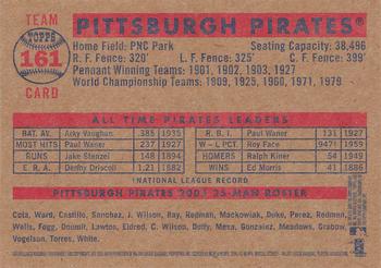 2006 Topps Heritage #161 Pittsburgh Pirates Back