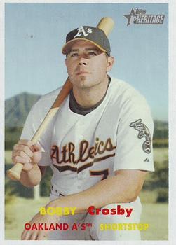 2006 Topps Heritage #186 Bobby Crosby Front