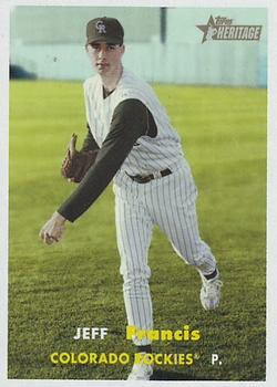 2006 Topps Heritage #203 Jeff Francis Front