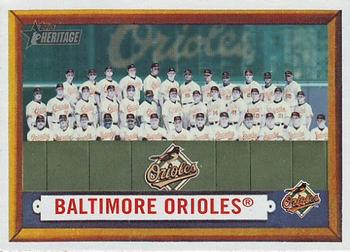 2006 Topps Heritage #251 Baltimore Orioles Front