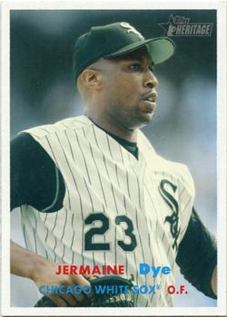 2006 Topps Heritage #257 Jermaine Dye Front