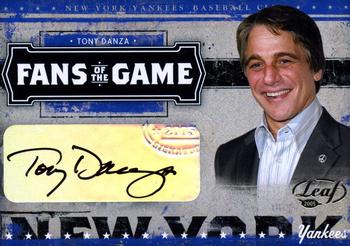 2005 Leaf - Fans of the Game Autographs #FG-2 Tony Danza Front