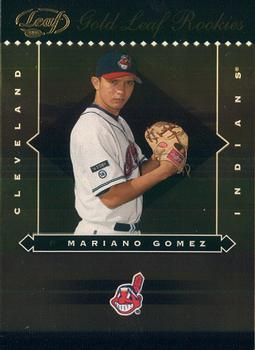2005 Leaf - Gold Leaf Rookies #GLR 8 Mariano Gomez Front