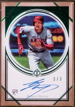 2018 Topps Transcendent Collection Japan Edition - Autographs Emerald #TA-SO29 Shohei Ohtani Front