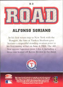 2005 Leaf - Home/Road #R-2 Alfonso Soriano Back