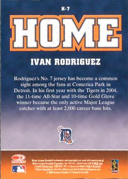 2005 Leaf - Home/Road #H-7 Ivan Rodriguez Back