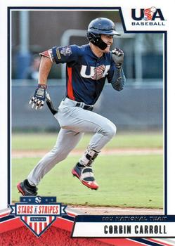 2019 Panini USA Baseball Stars & Stripes #31 Corbin Carroll Front