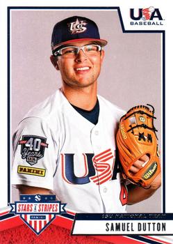 2019 Panini USA Baseball Stars & Stripes #60 Samuel Dutton Front