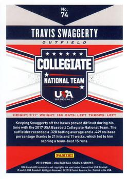 2019 Panini USA Baseball Stars & Stripes #74 Travis Swaggerty Back