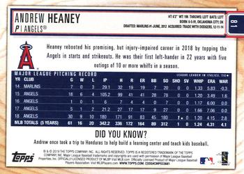 2019 Topps Big League #81 Andrew Heaney Back