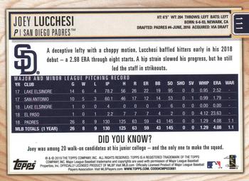 2019 Topps Big League #111 Joey Lucchesi Back