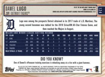 2019 Topps Big League #124 Dawel Lugo Back