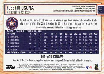 2019 Topps Big League #299 Roberto Osuna Back