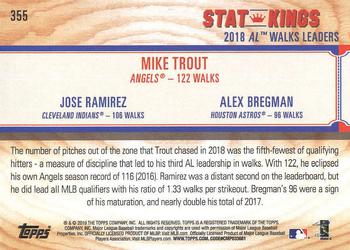 2019 Topps Big League #355 Mike Trout / Jose Ramirez / Alex Bregman Back