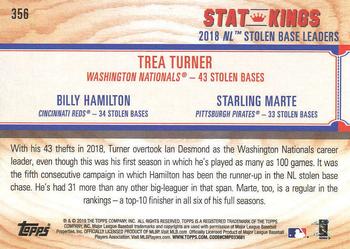 2019 Topps Big League #356 Trea Turner / Billy Hamilton / Starling Marte Back