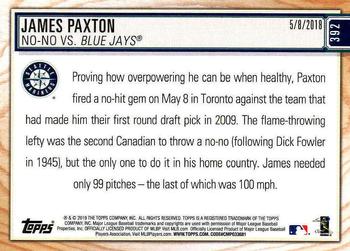 2019 Topps Big League #392 James Paxton Back