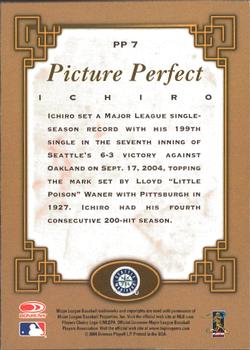 2005 Leaf - Picture Perfect #PP 7 Ichiro Suzuki Back