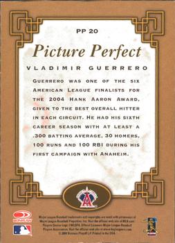 2005 Leaf - Picture Perfect #PP 20 Vladimir Guerrero Back